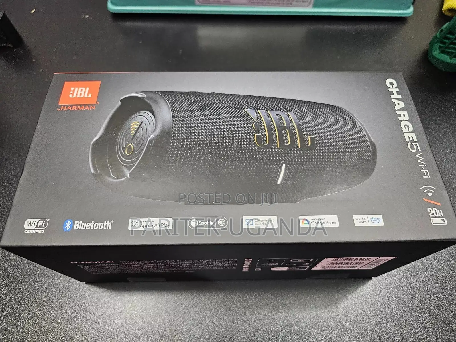 JBL Charge 5 Wi-Fi Bluetooth Portable Speaker Black