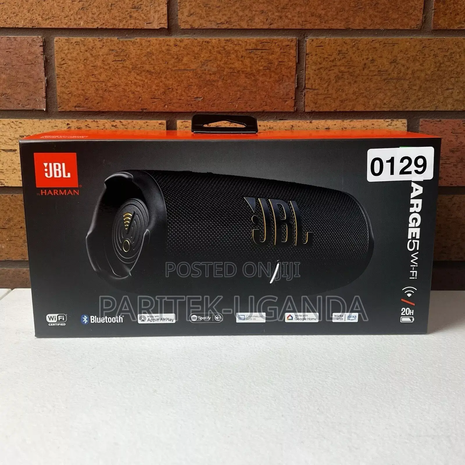 BL Charge 5 Wi-Fi Bluetooth Portable Speaker Black