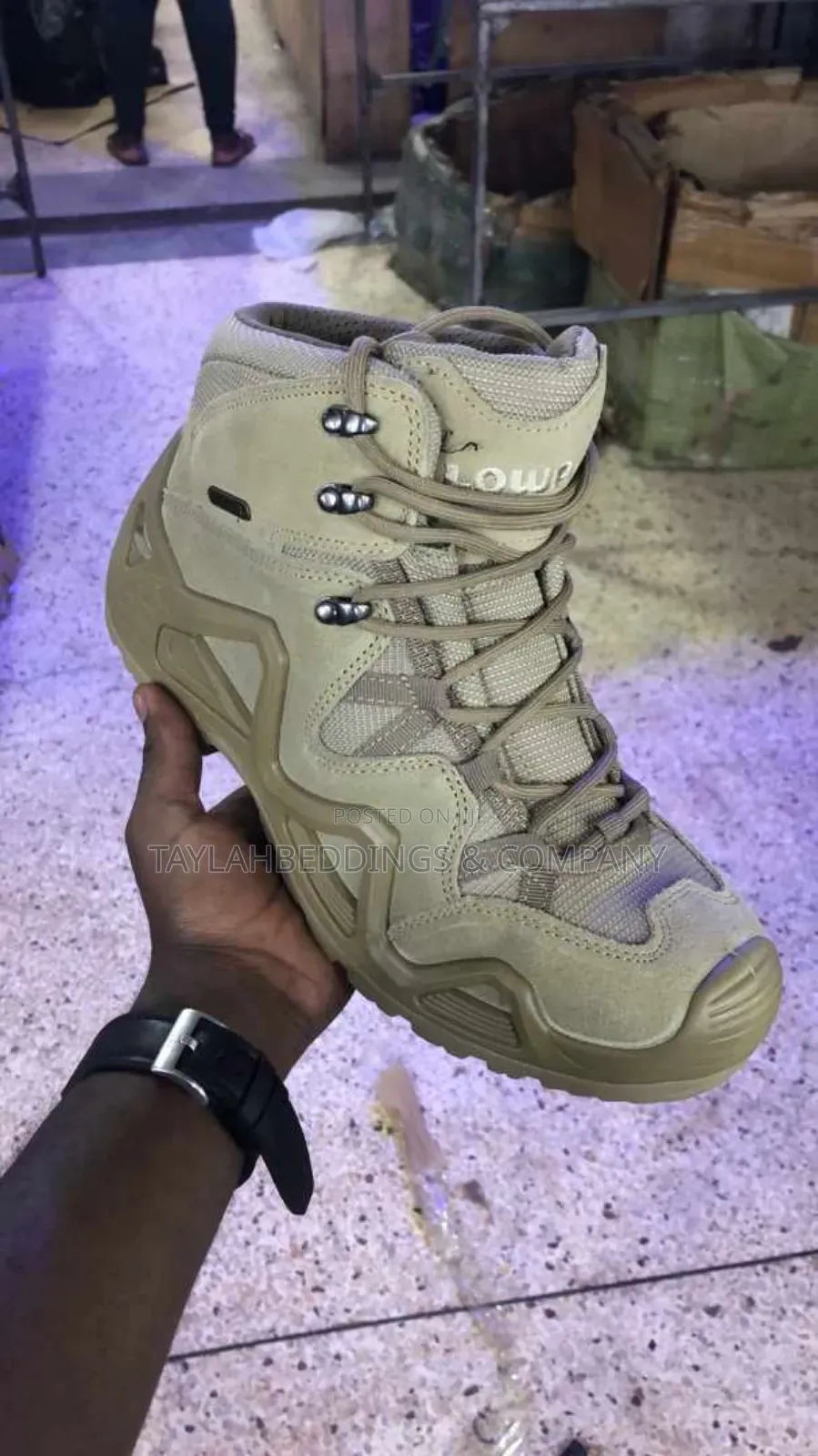 Suede Insulated Slip Oil Resistant Lace Up Tactical Boots