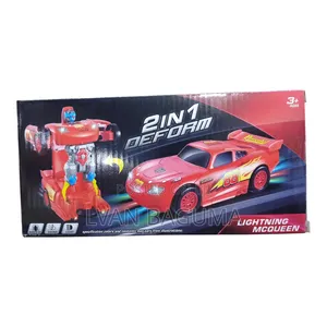 2 in 1 Deform Car Toy for Kids - Music, Lights