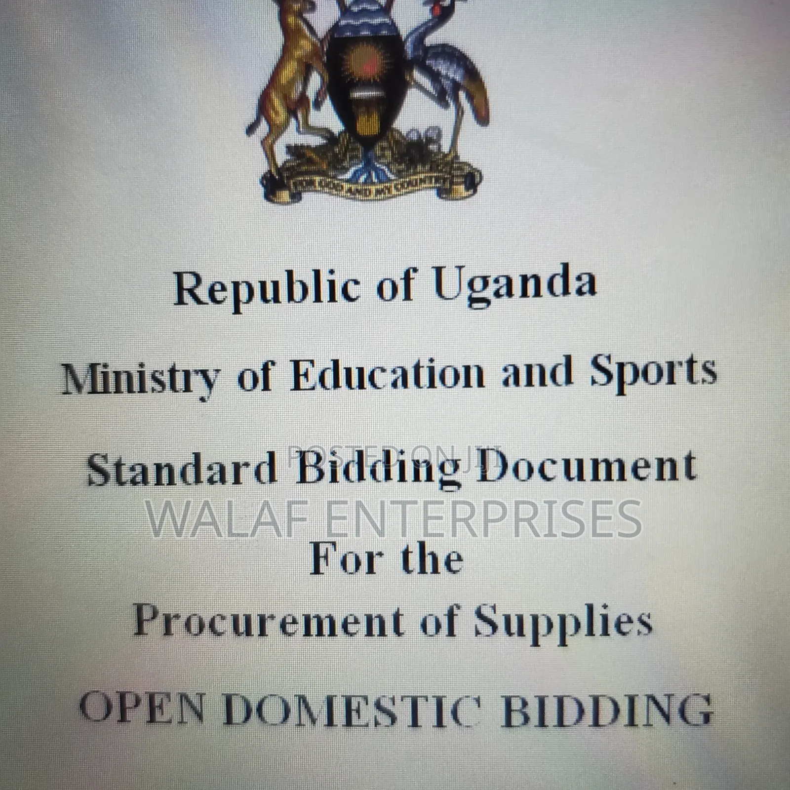 Tenders & Bids - Documentation And Administration