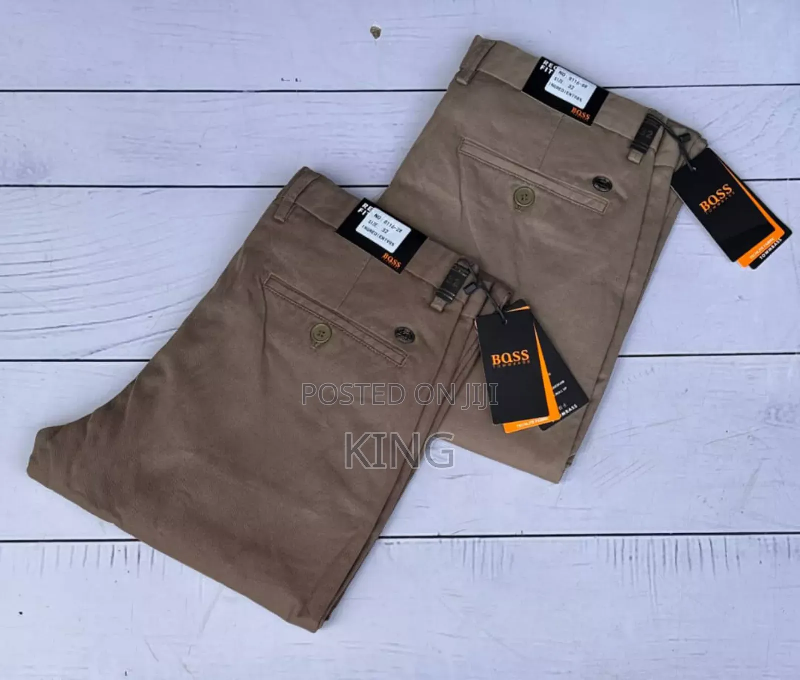 Majestic Kaki Trouser. Gentle Pants