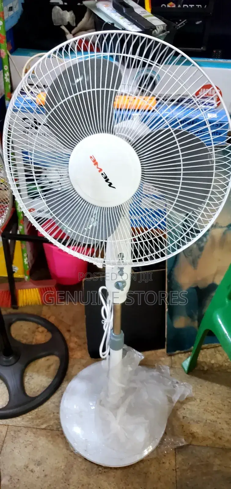MEWE Stand Fan/ White