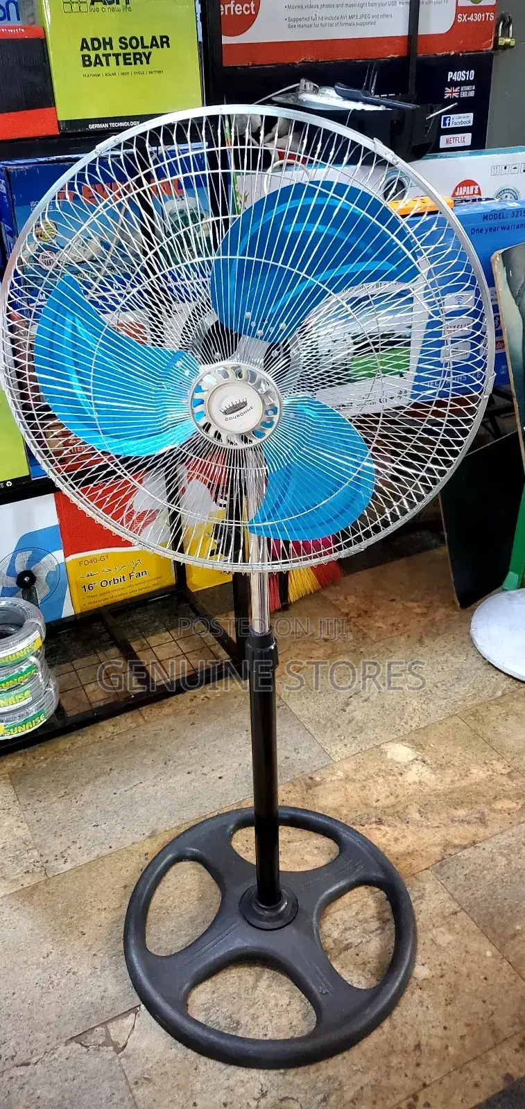 Stand Fan / Metallic