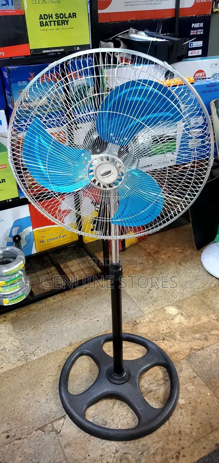 Stand Fan / Metallic