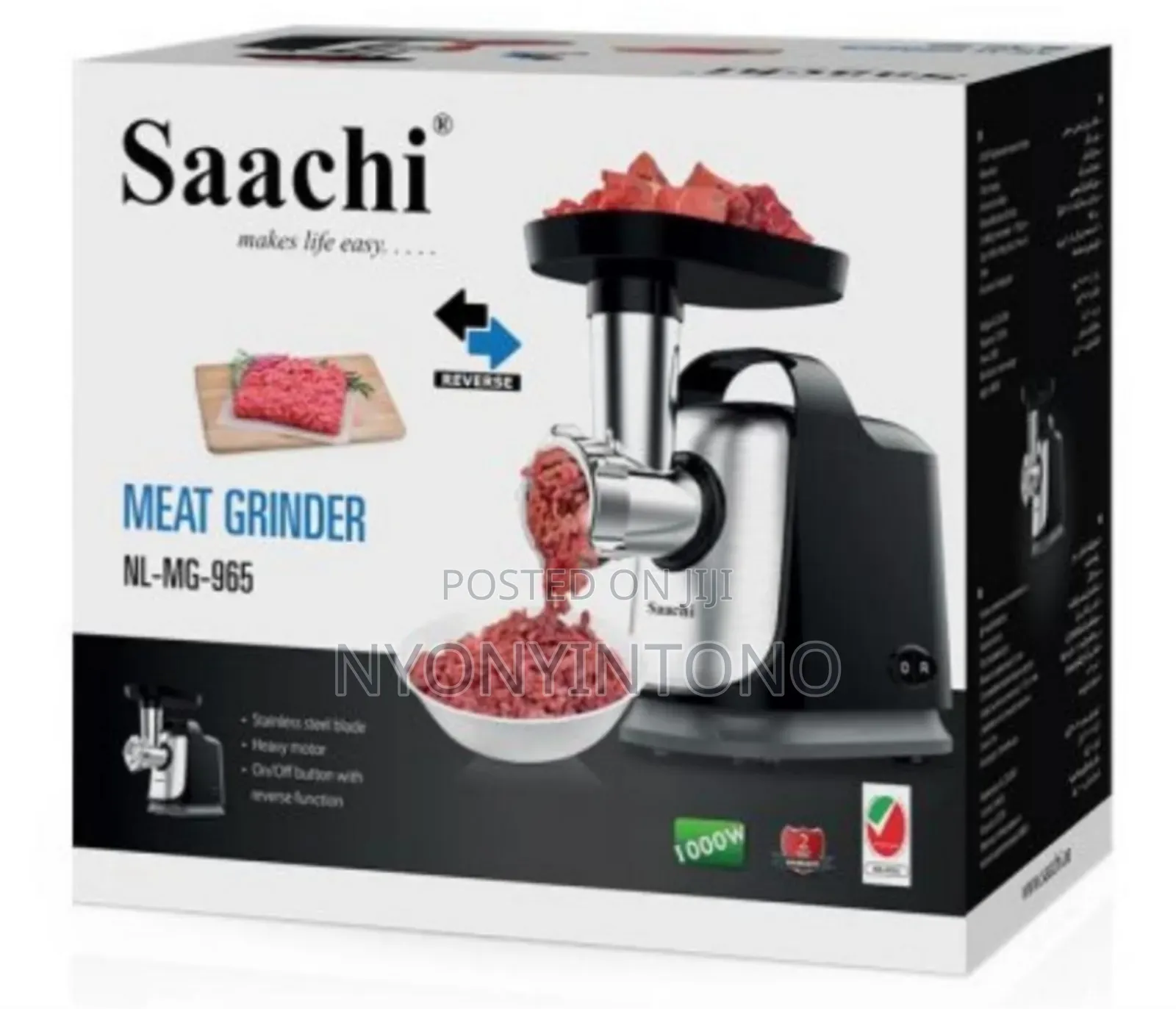 Saachi Electric Meat Grinder/ Mincer