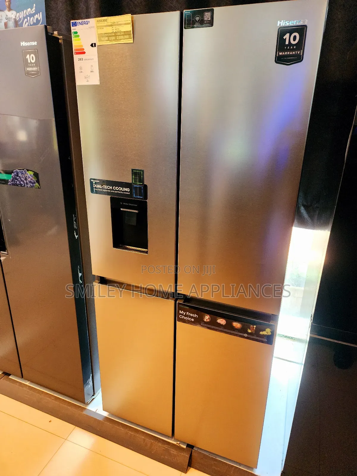 RQ 610ltrs Hisense Fridge French Door