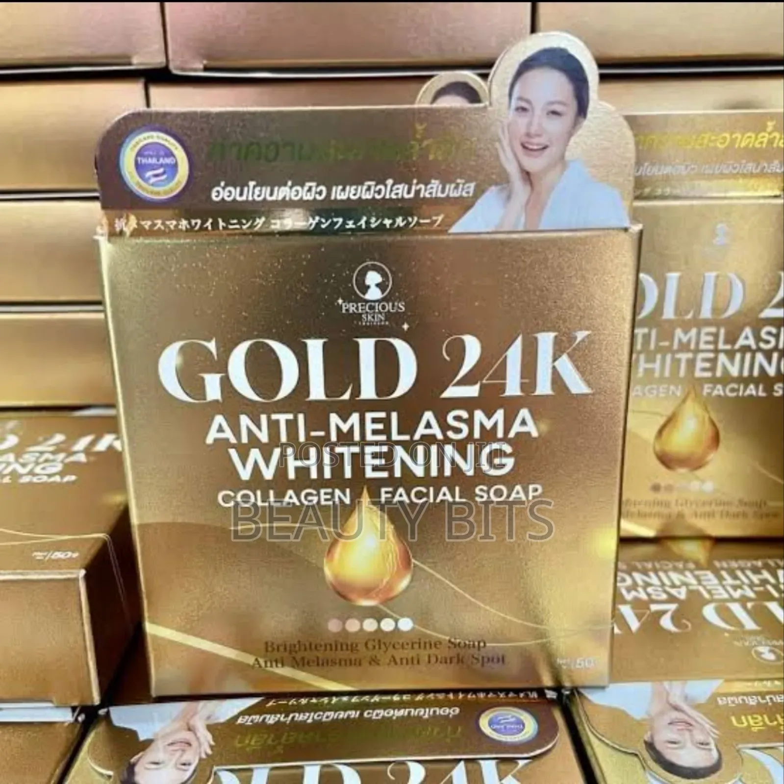 Gold Anti Melasma Whitening Collagen Soap