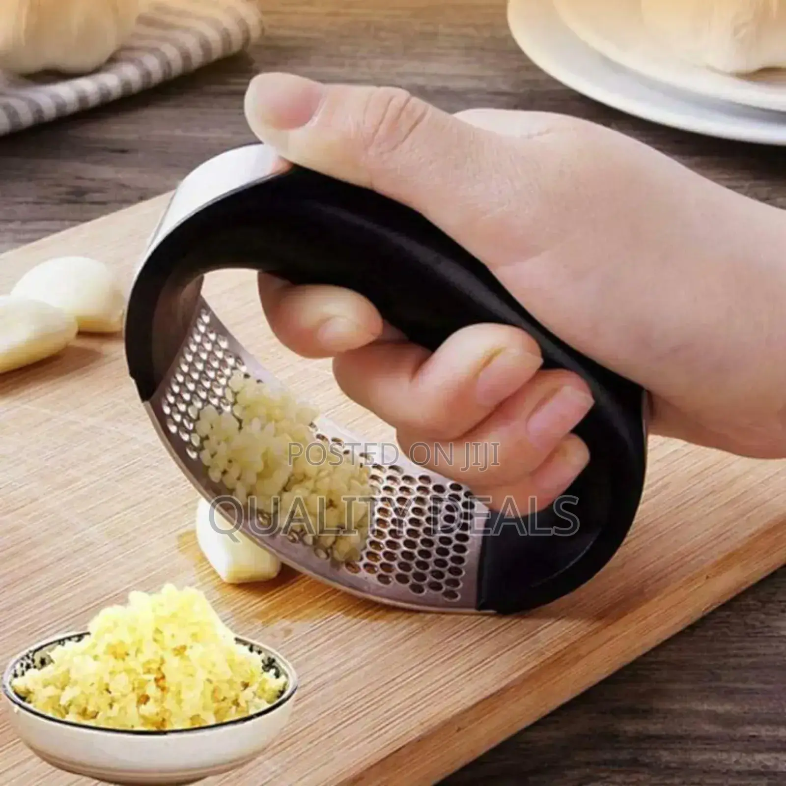 Stainless Steel Garlic Press Rocker