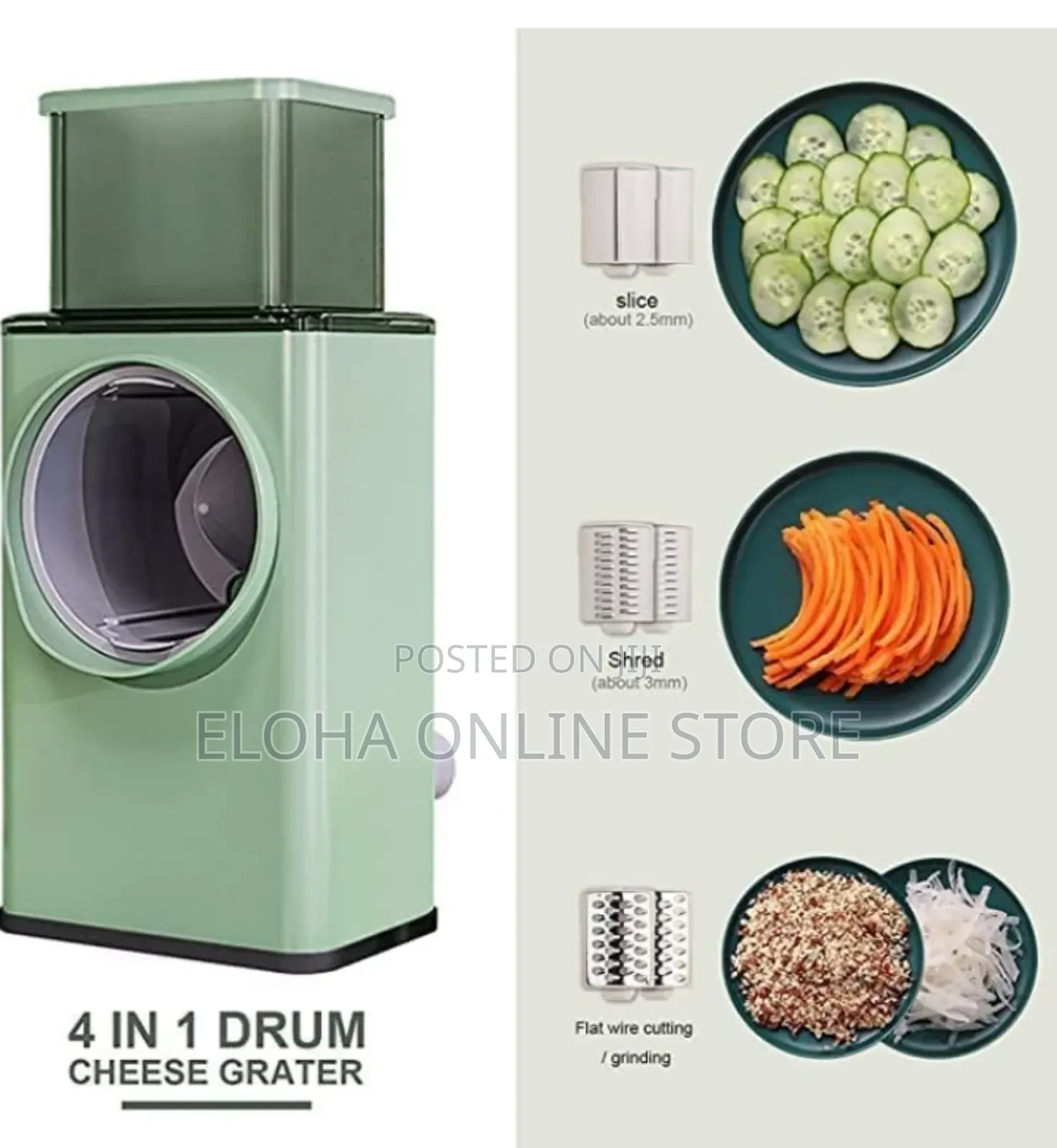 Multi Functional Vegetable Cutter Mandoliner Round Roller