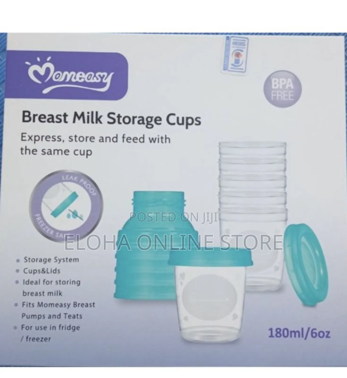 Mom Easy Breast Milk Food Feeding System Storage Cups