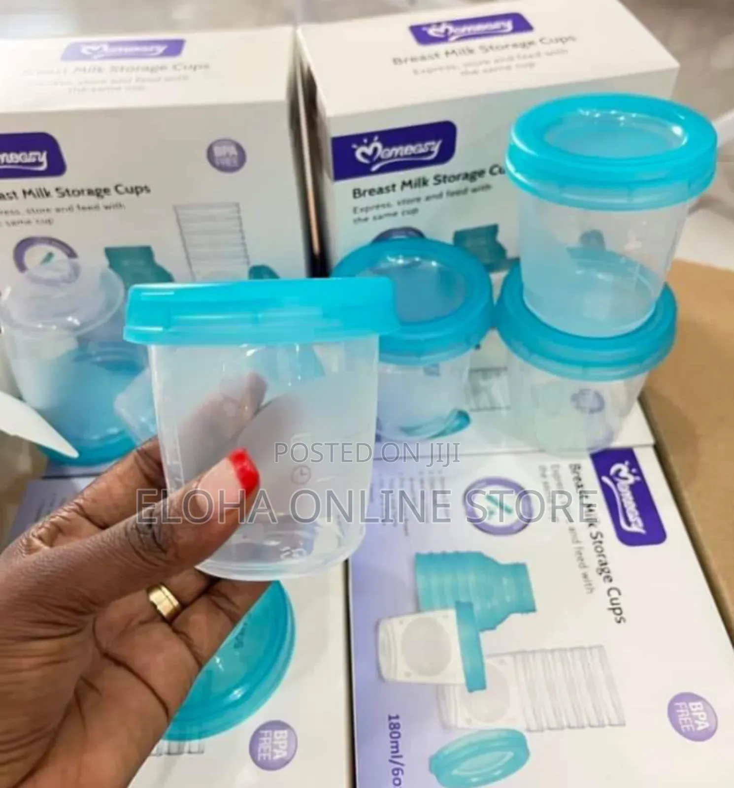 Mom Easy Breast Milk Food Feeding System Storage Cups