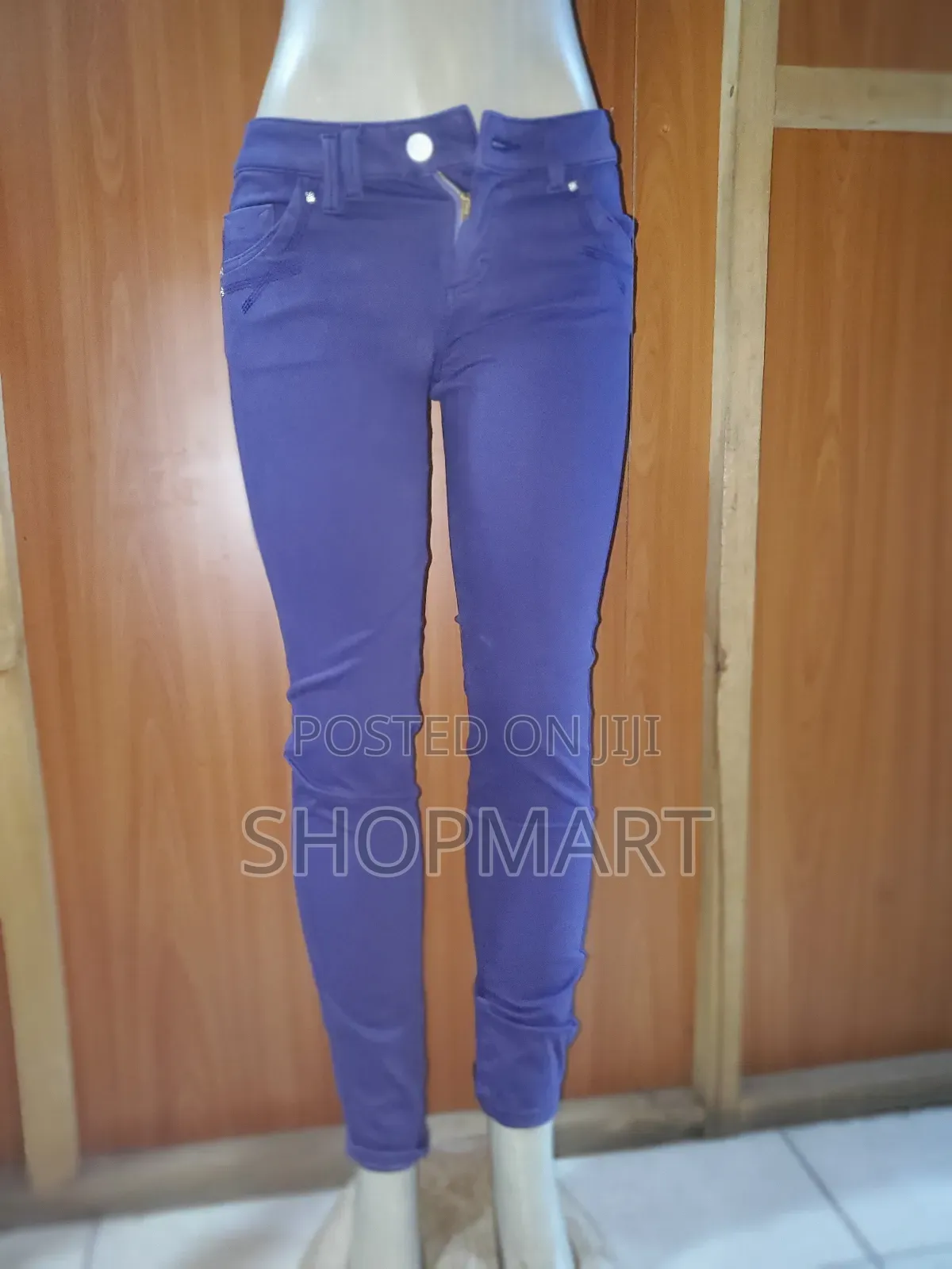 Skinny Purple Denim Jeans