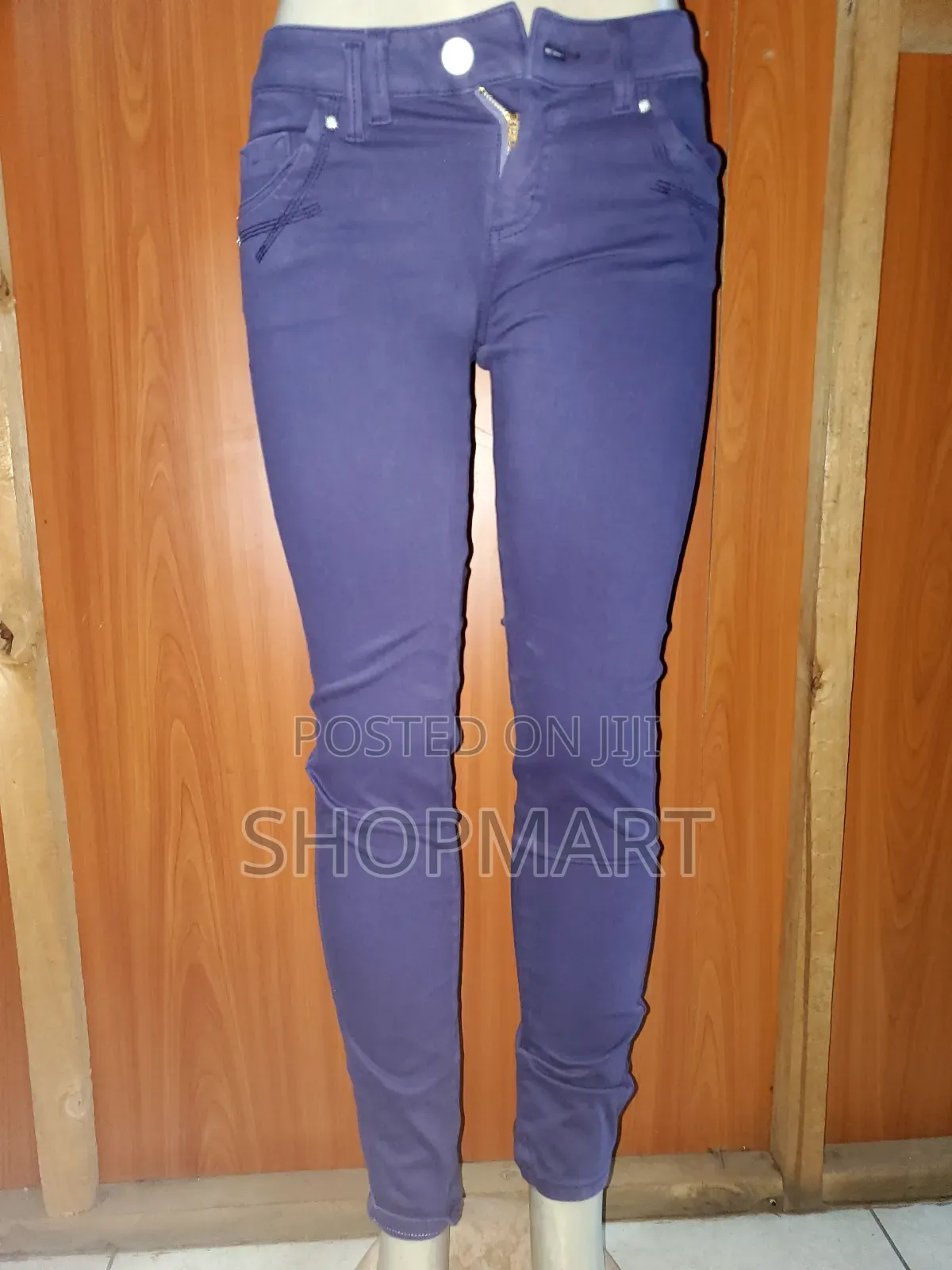 Skinny Purple Denim Jeans