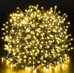 50m Outdoor Christmas Lights, Warm White Christmas Lights 50