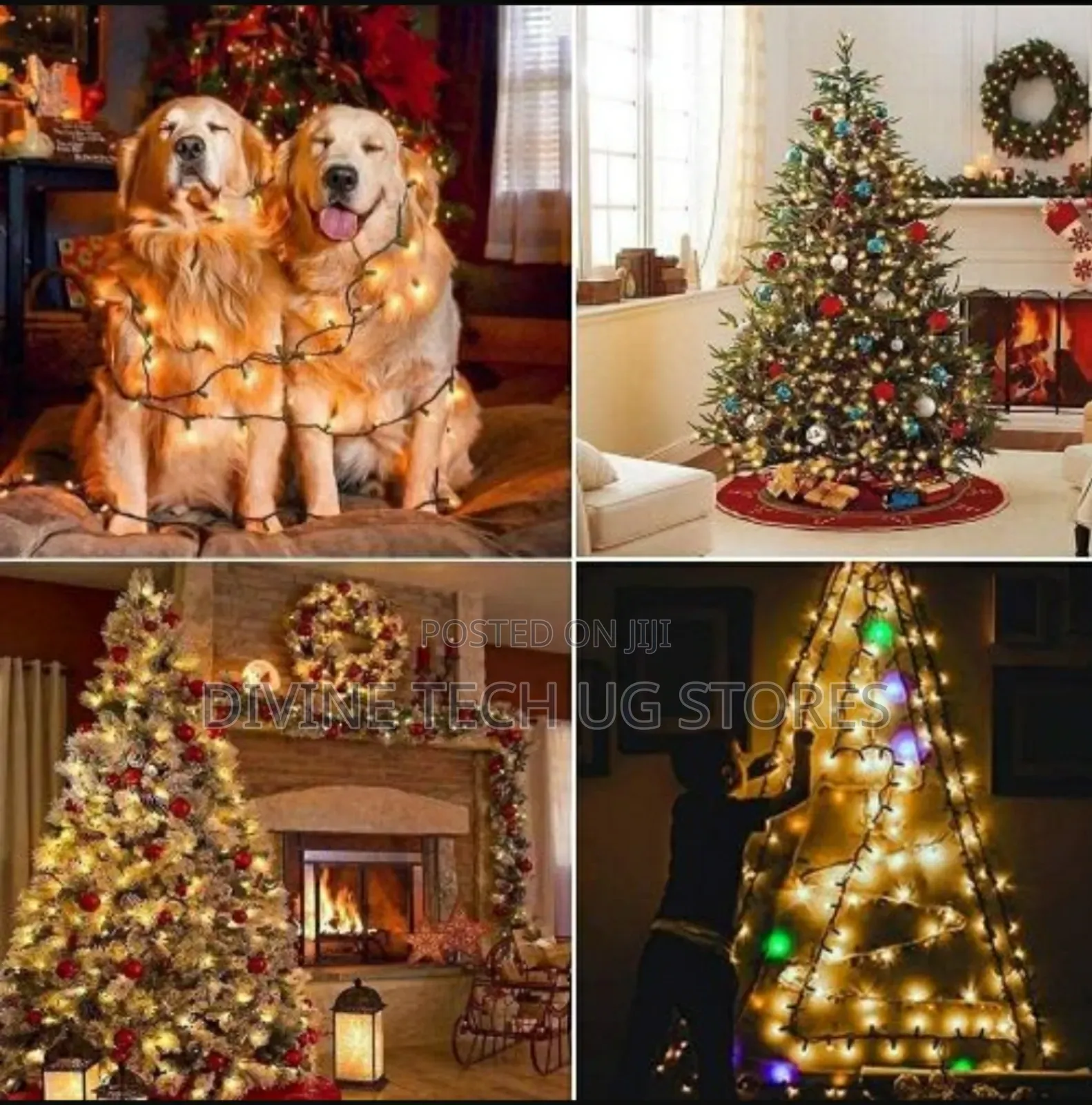 50m Outdoor Christmas Lights, Warm White Christmas Lights 50
