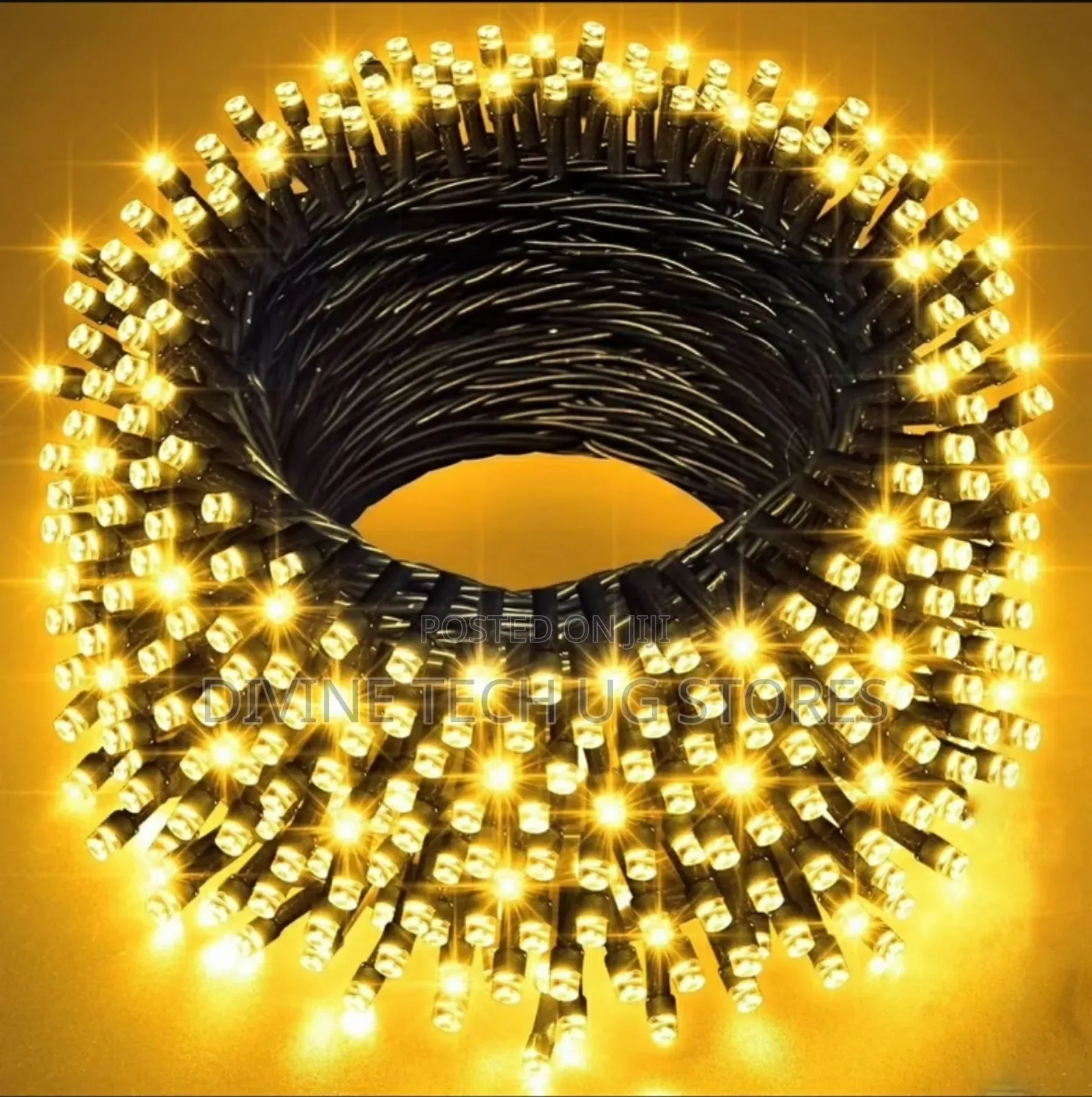 50m Outdoor Christmas Lights, Warm White Christmas Lights 50