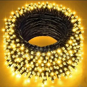 Photo - 50m Outdoor Christmas Lights, Warm White Christmas Lights 50