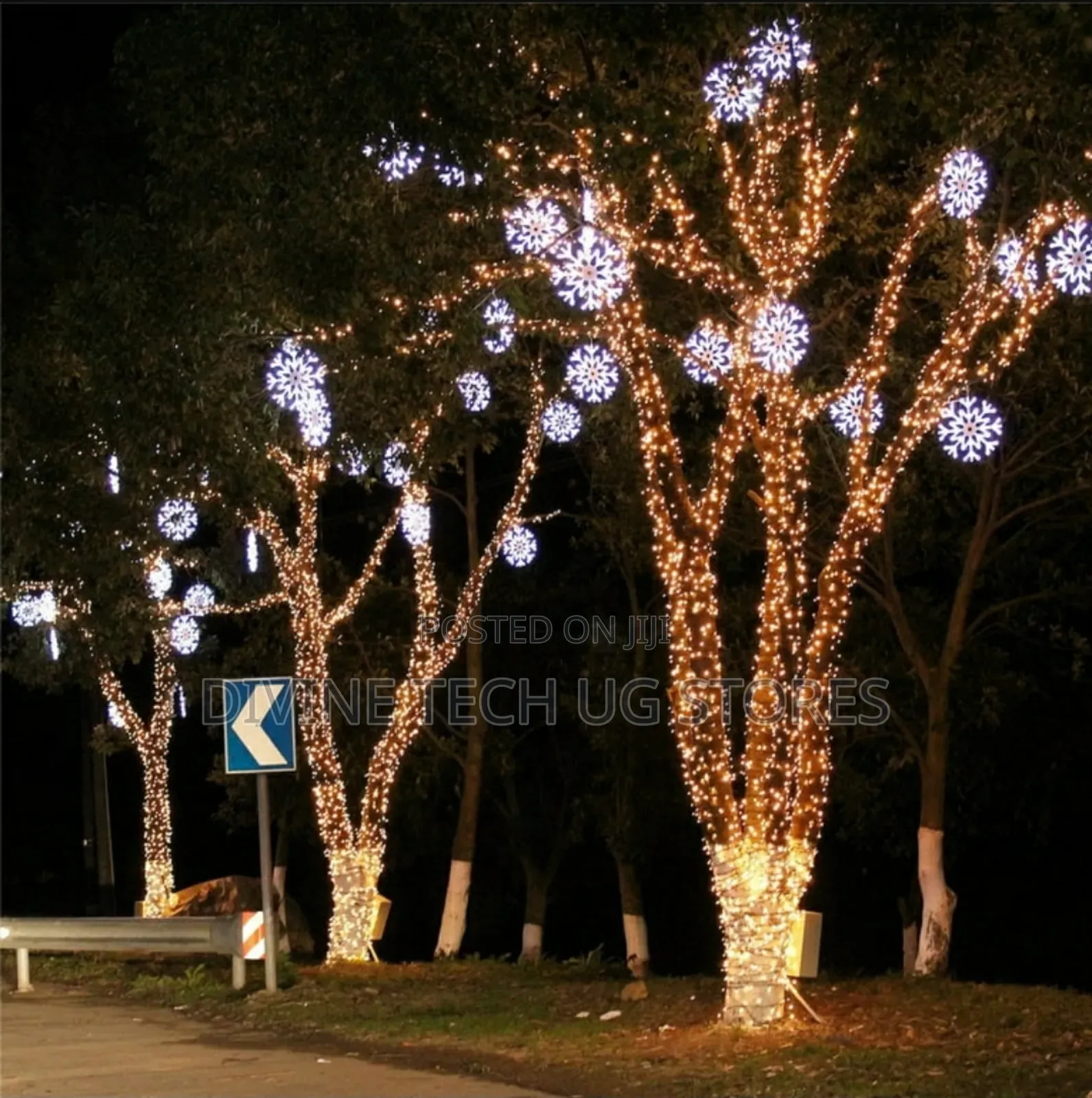 50m Outdoor Christmas Lights, Warm White Christmas Lights 50