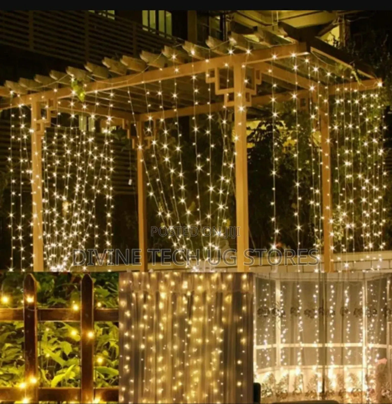 50m Outdoor Christmas Lights, Warm White Christmas Lights 50