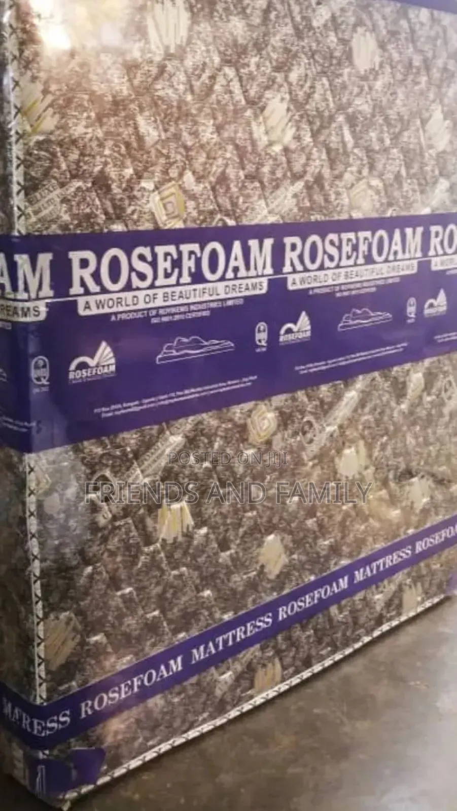 Rose Foam Premium 6*6*8. Inches