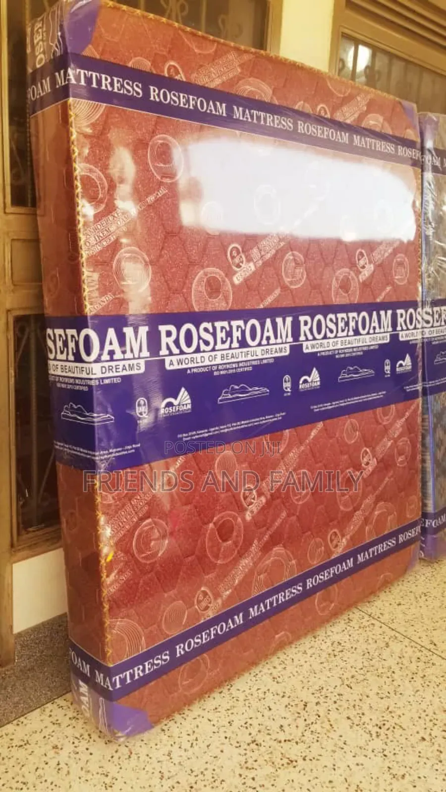 Rose Foam Quilted 6*5*6. Inches