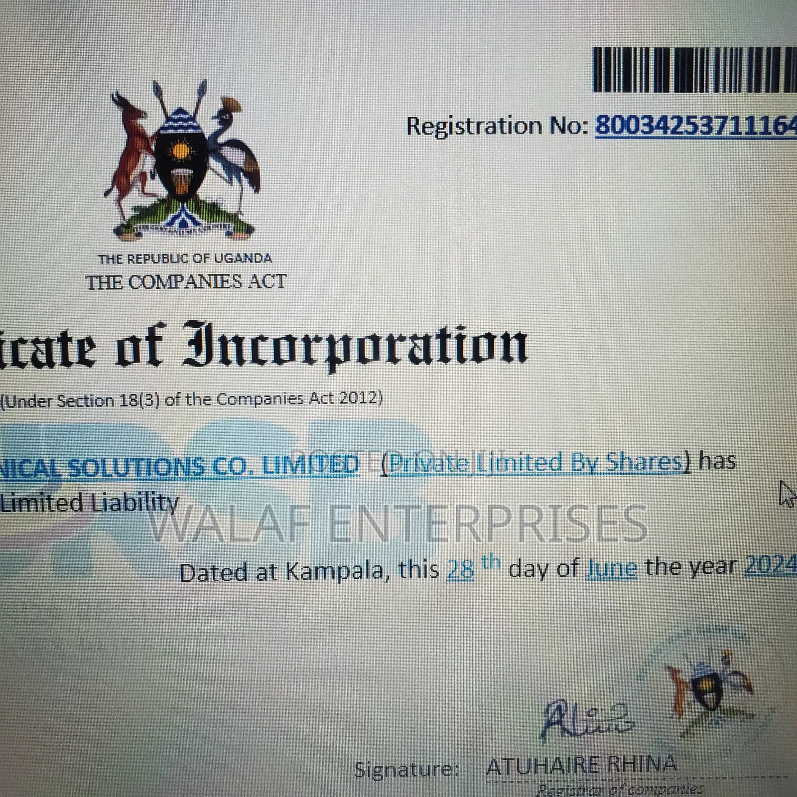 Company Business Registration Services