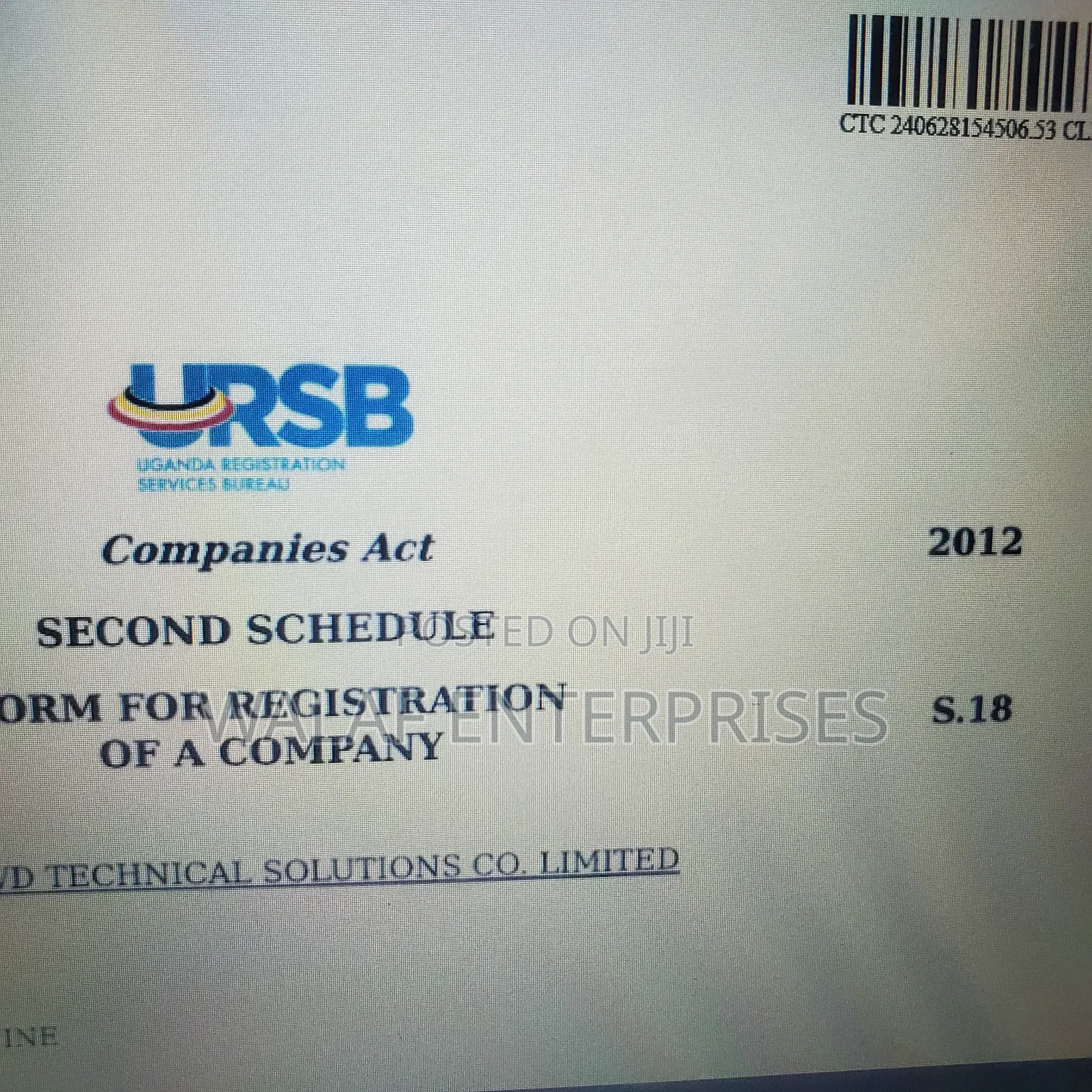 Company Business Registration Services
