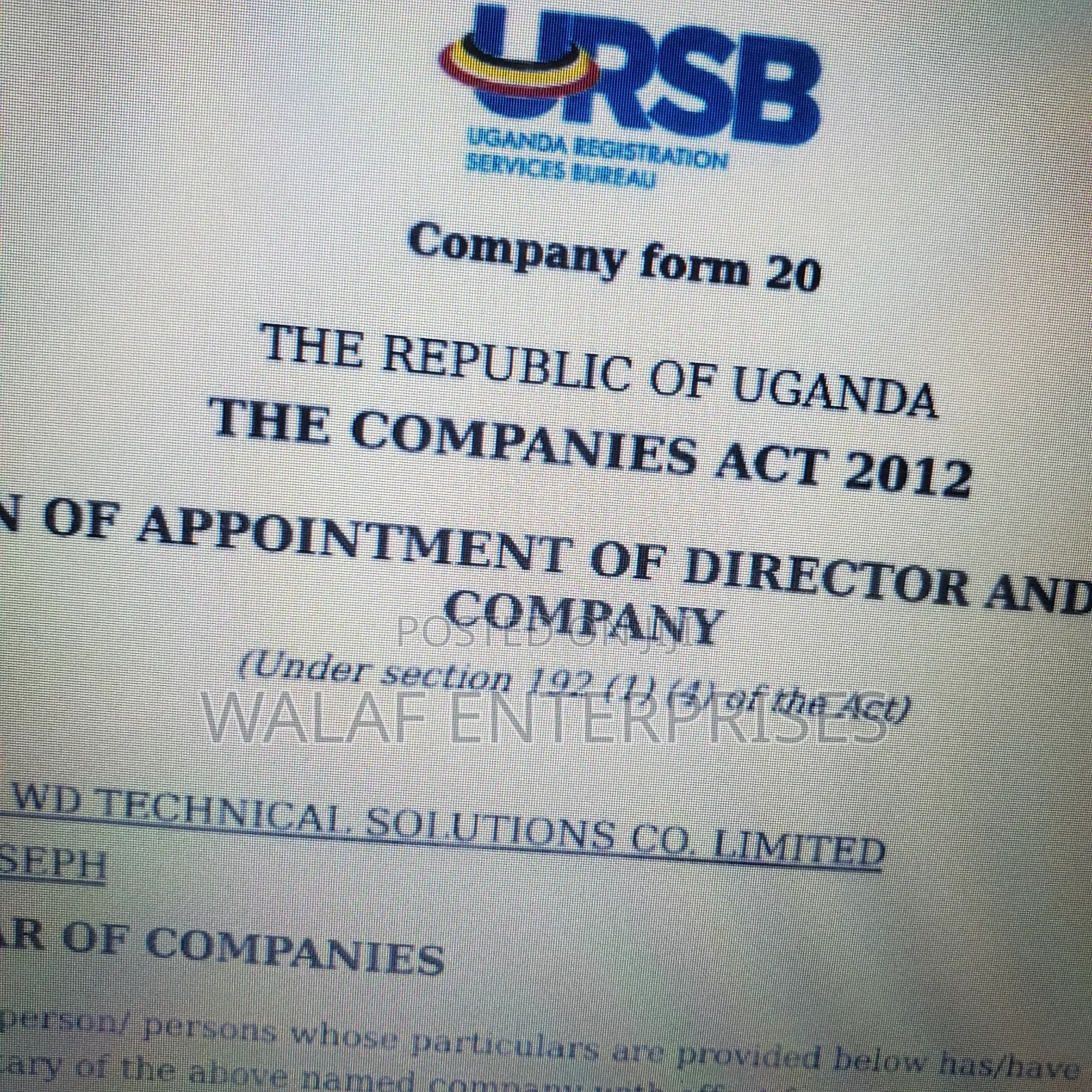 Company Business Registration Services