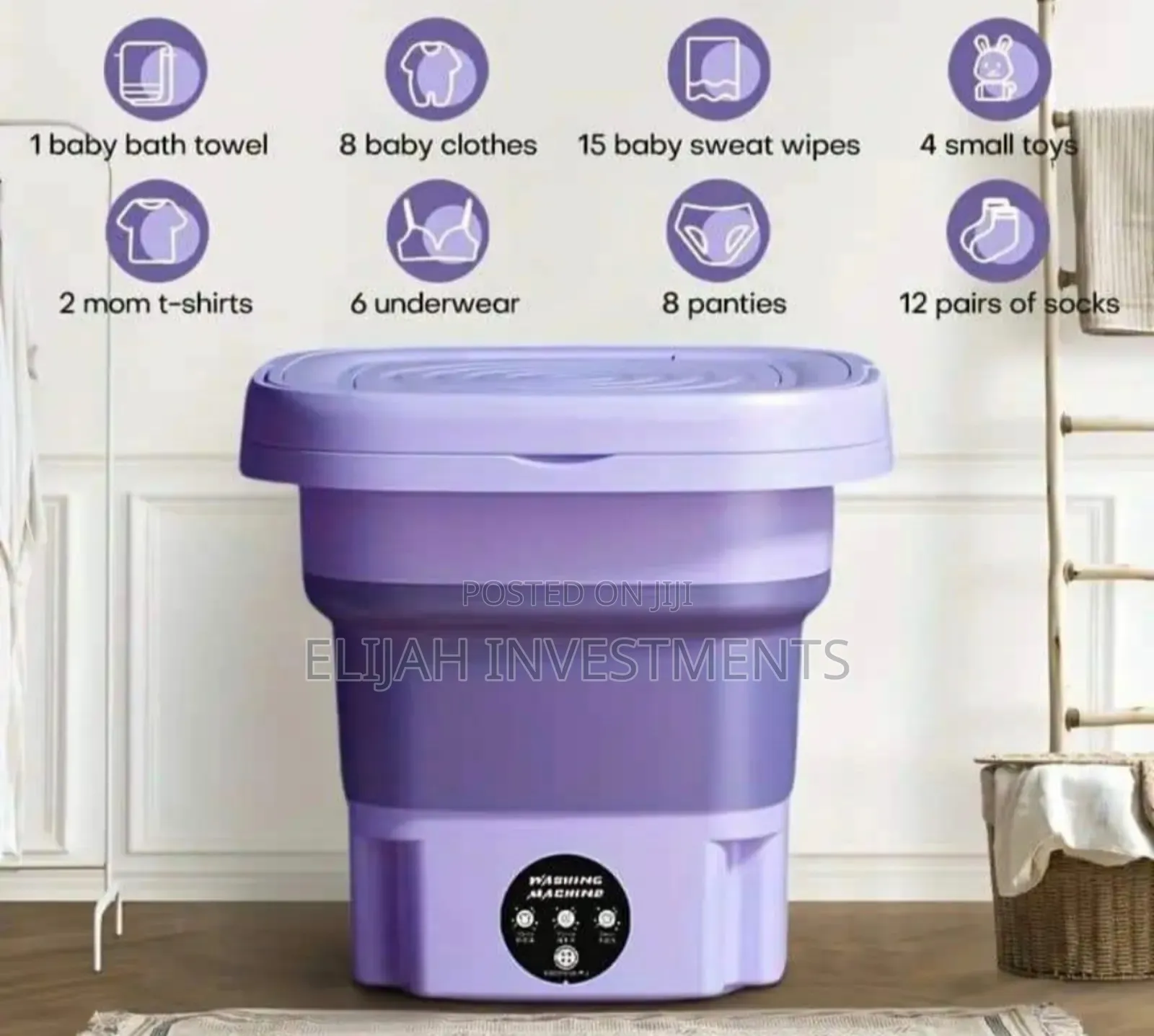 Brand New Mini Foldable Washing Machine 2kg