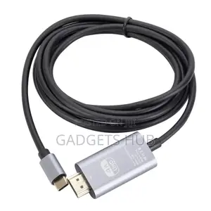 Type-C to HDMI Video Audio Braided 60hz HDTV Cable
2m