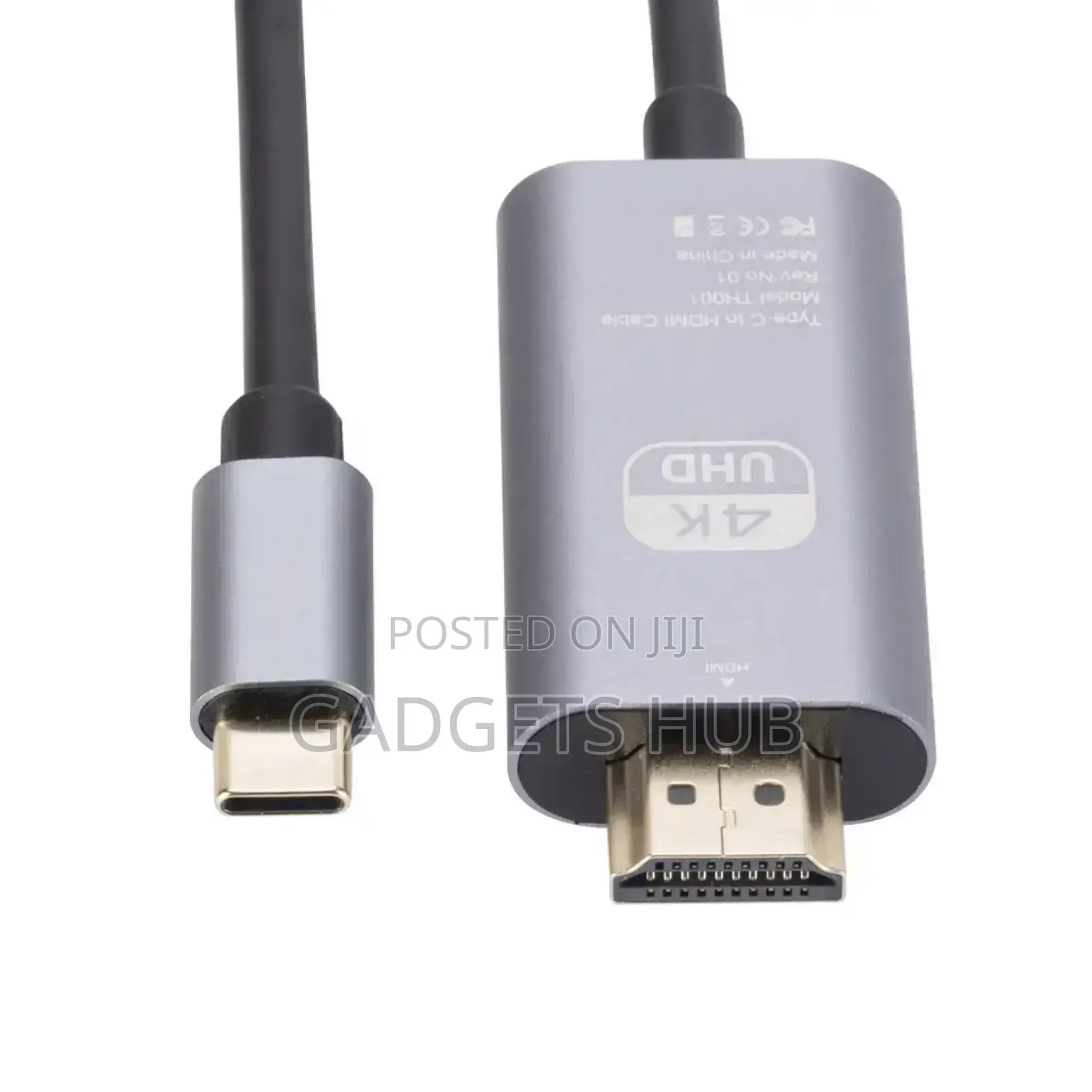 Type-C to HDMI Video Audio Braided 60hz HDTV Cable
2m