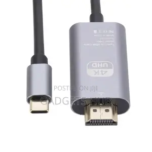 Type-C to HDMI Video Audio Braided 60hz HDTV Cable
2m
