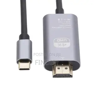 Type-C to HDMI Video Audio Braided 60hz HDTV Cable
2m