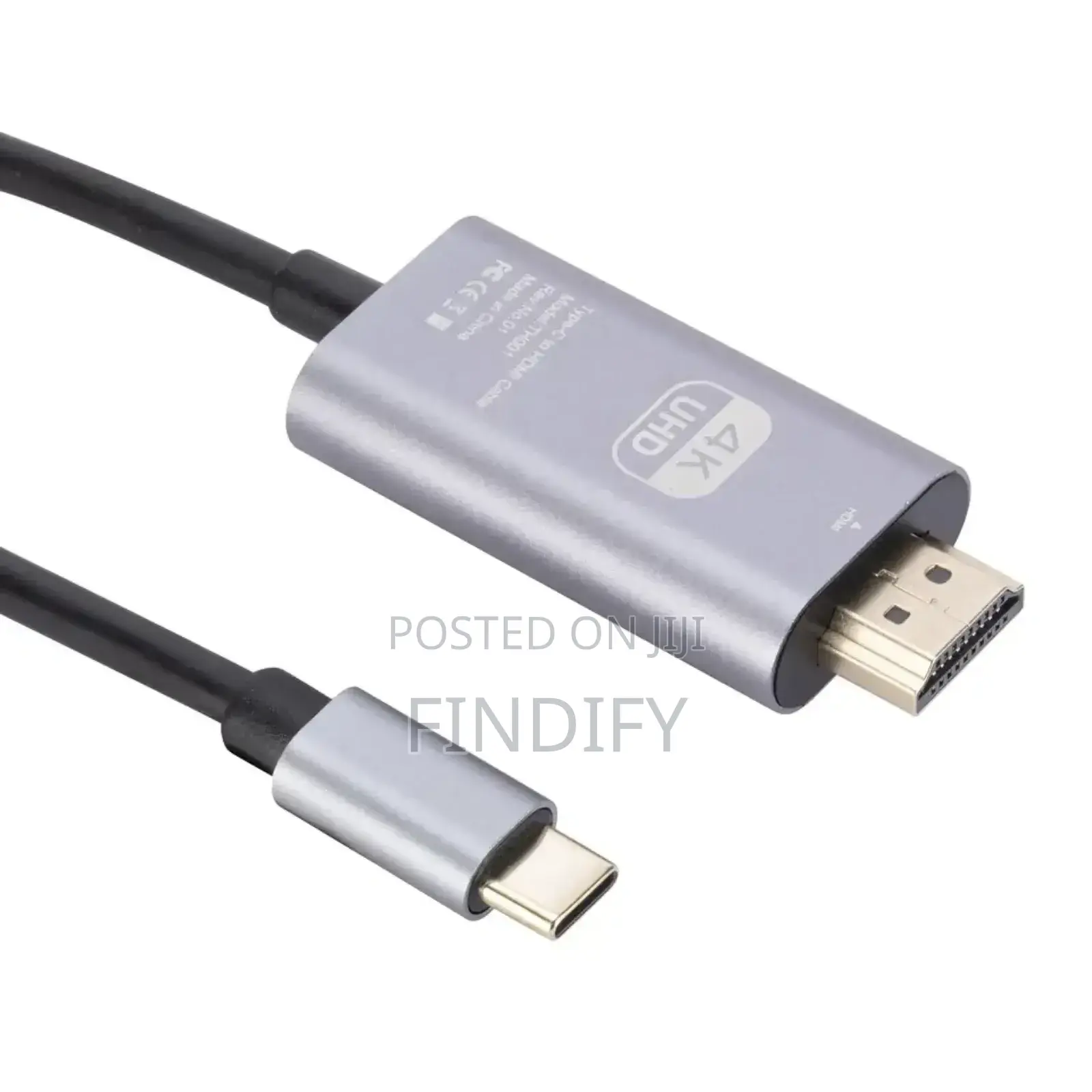 Type-C to HDMI Video Audio Braided 60hz HDTV Cable
2m