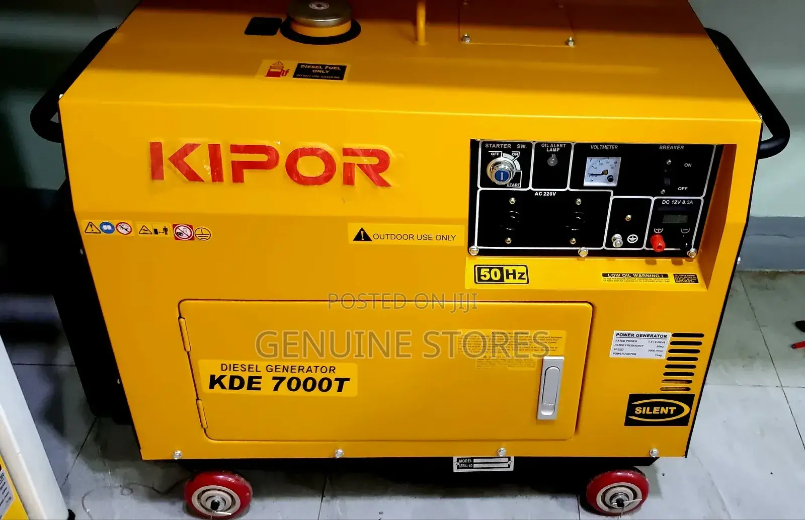 8kva Kipor Super Silent Generator/ Kde 7000t