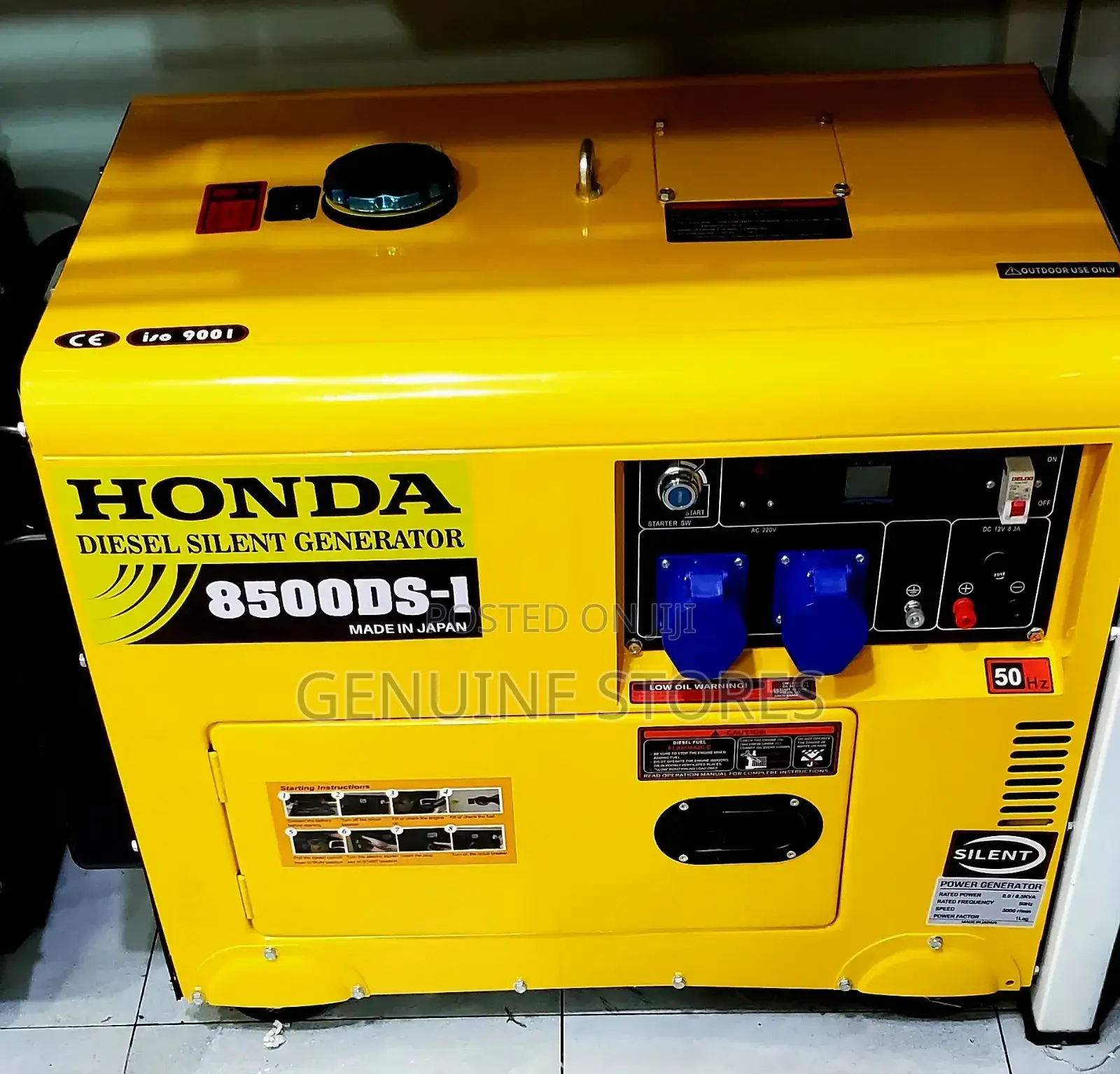8.5kva Honda Diesel Silent Generator 8500dsi