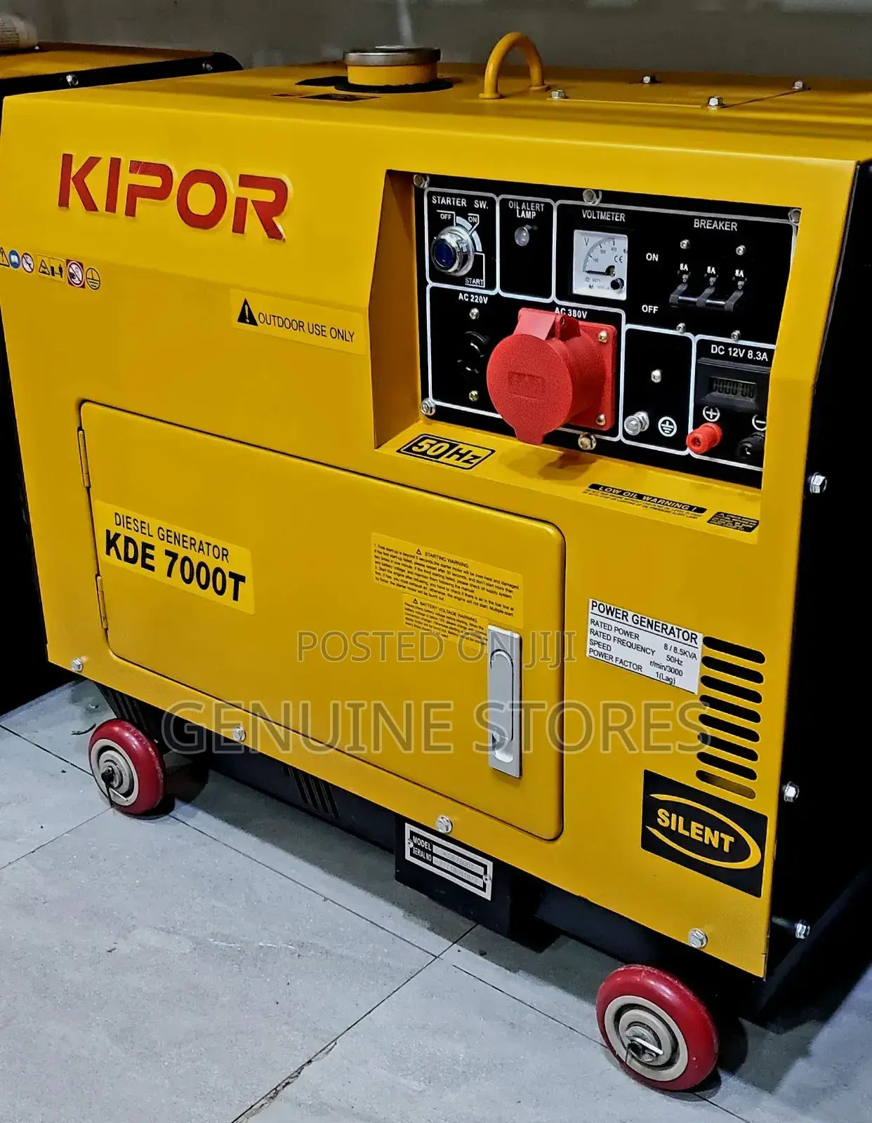 8.5kva Diesel Silent Kipor Generator of 3 Phase