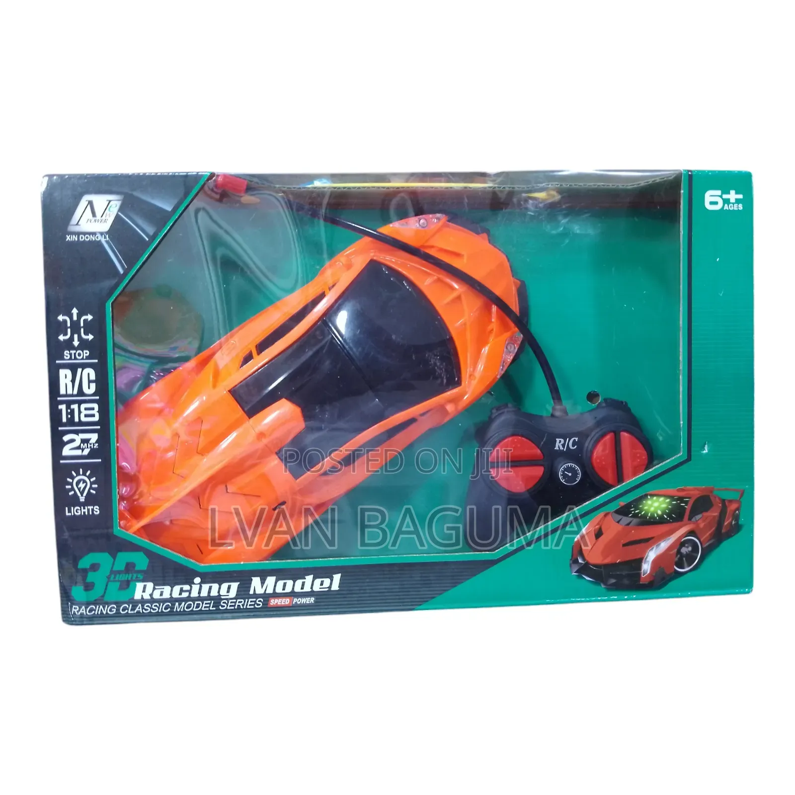 3D Racing Model Car Toy for Kids - Remote Control