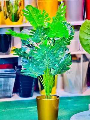 Photo - Decorative Artificial Tropical Plant Leaf  Without Pot