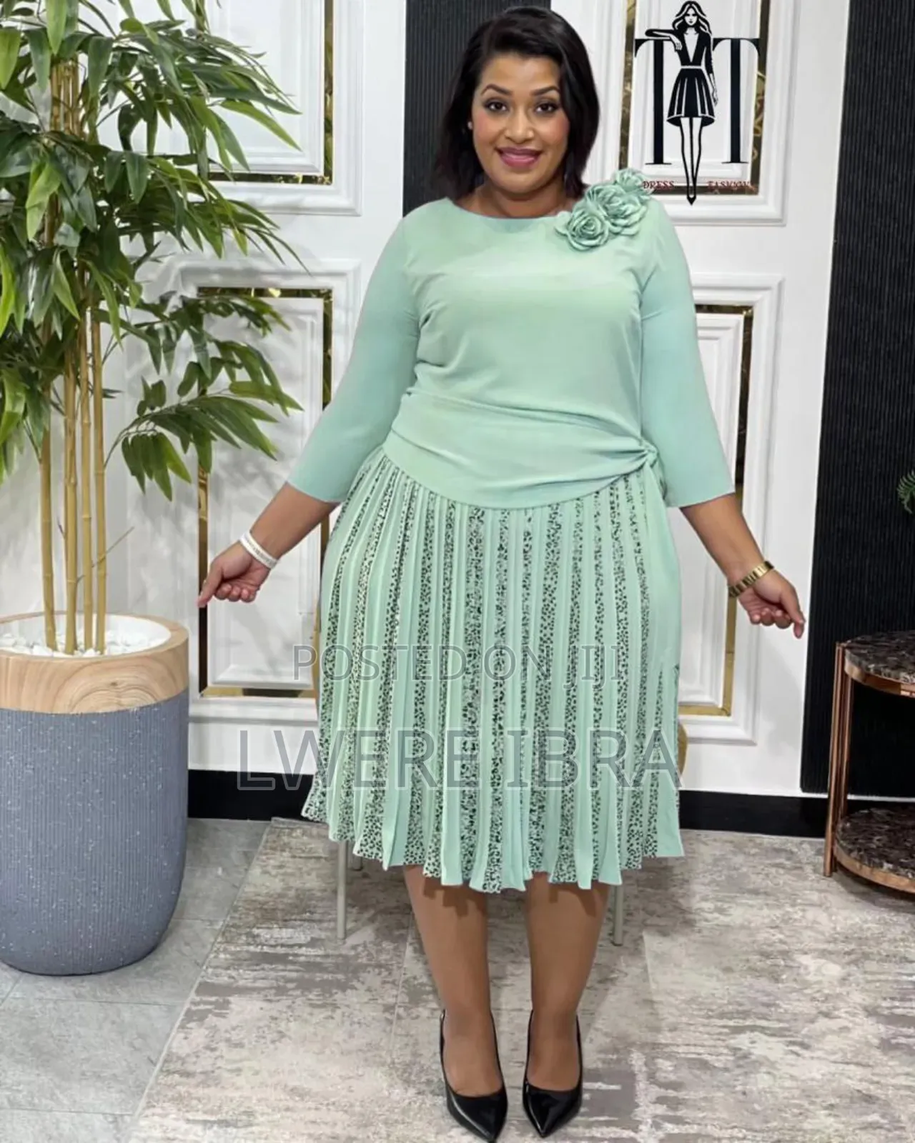 Shiffon Round Dresses for Ladies 5 Colors