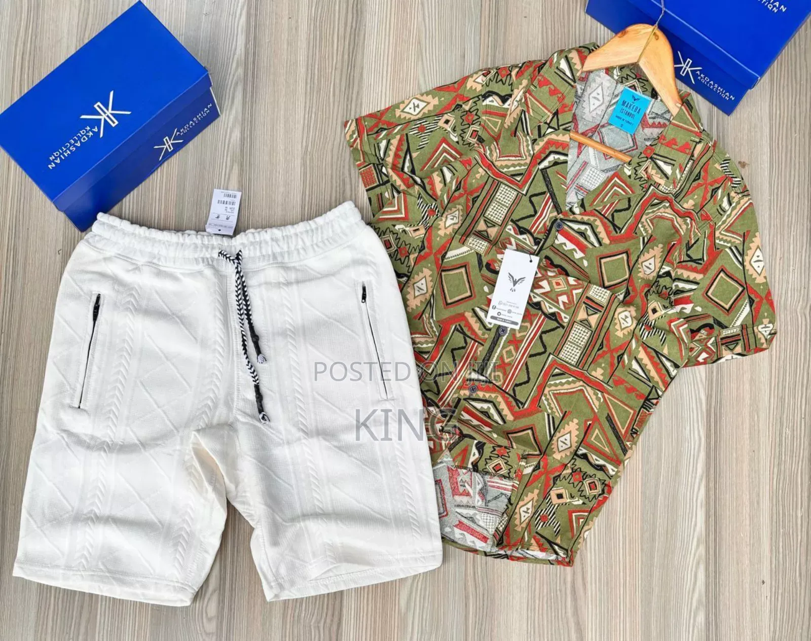 Serene Designer Set. Shirt and Short