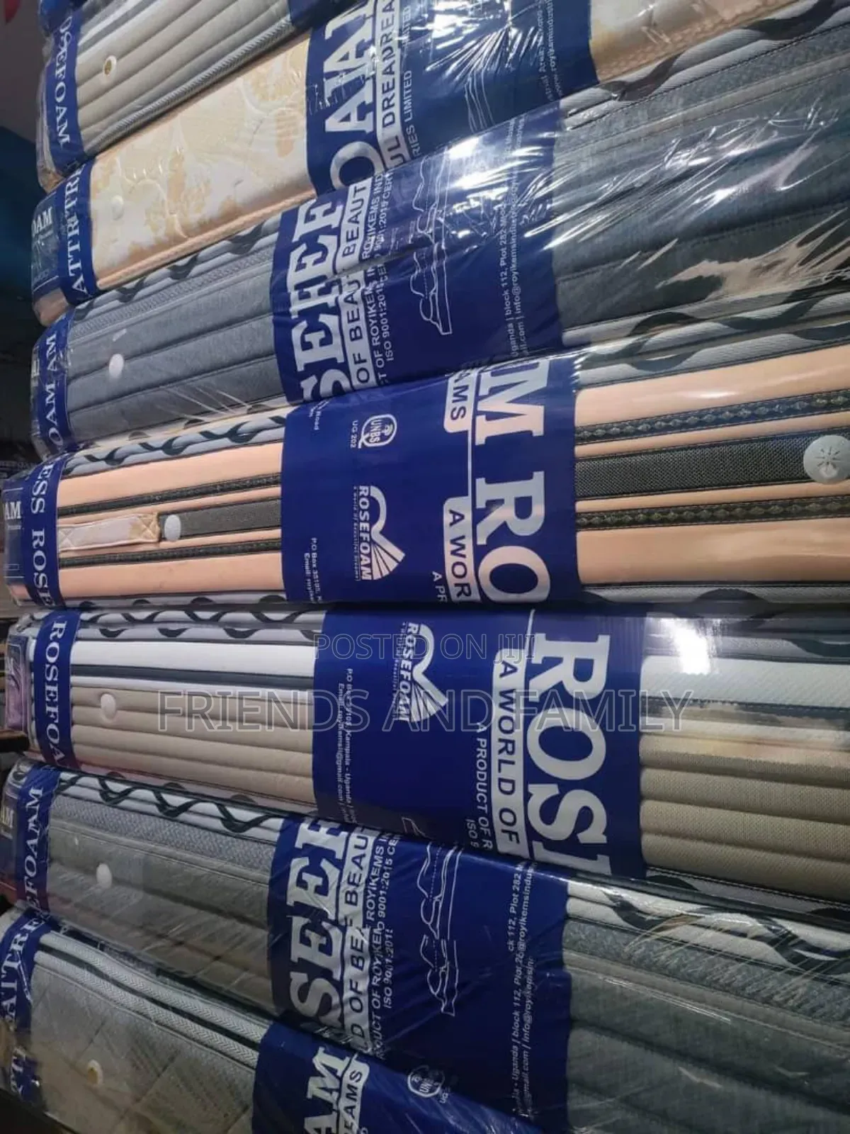 Spring Mattress Rose 6*5*8. Inches