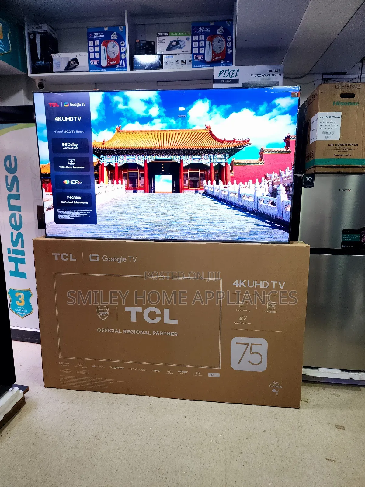 75inches TCL Google Android TV