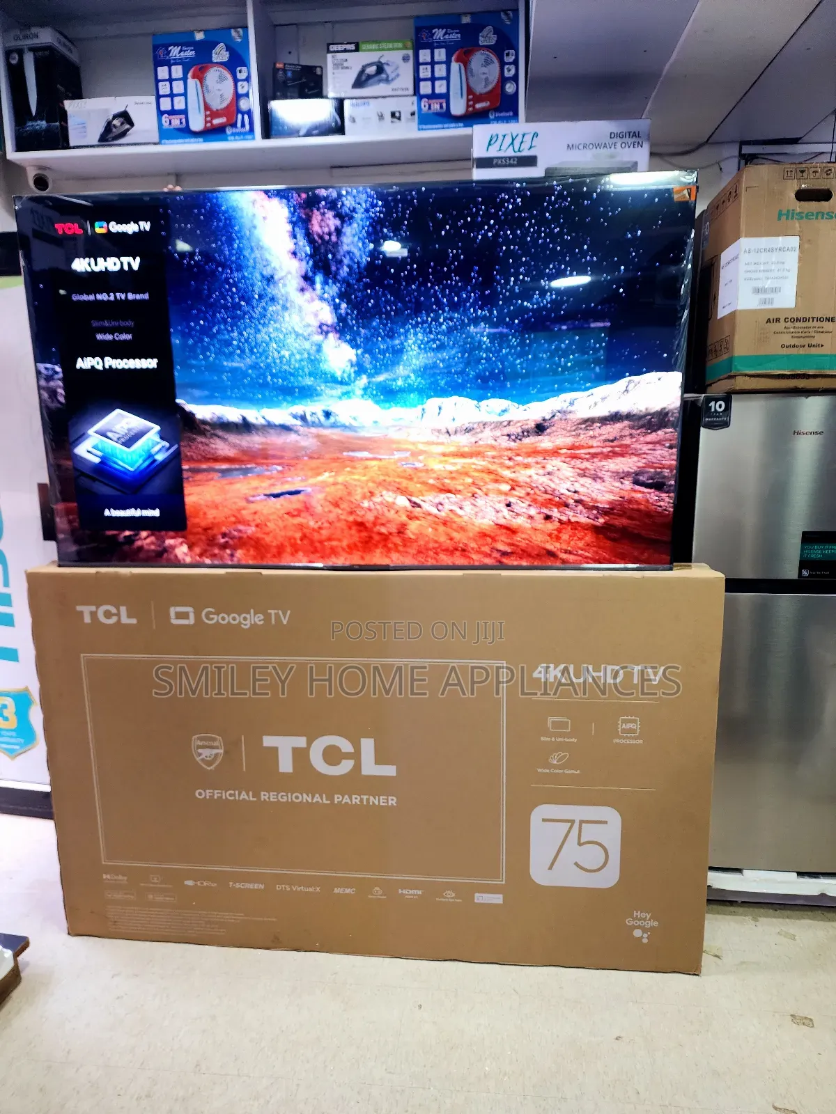 75inches TCL Google Android TV