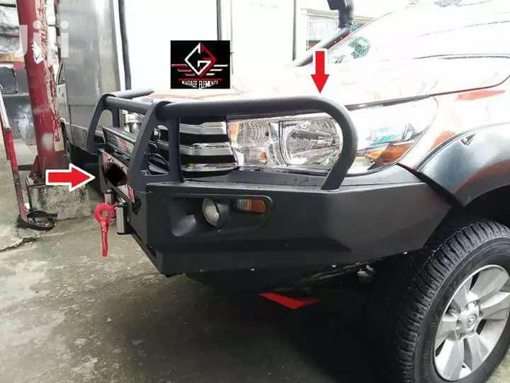 Instaations Of Guards Stainless Bullbars On Vigo 2016 To 2018