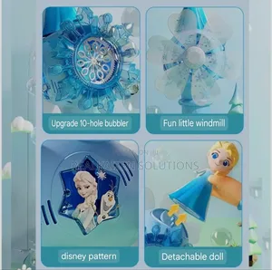 DISNEY Princess Frozen Windmill Magic Bubble Wand Elsa Toy