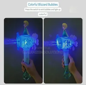 DISNEY Princess Frozen Windmill Magic Bubble Wand Elsa Toy