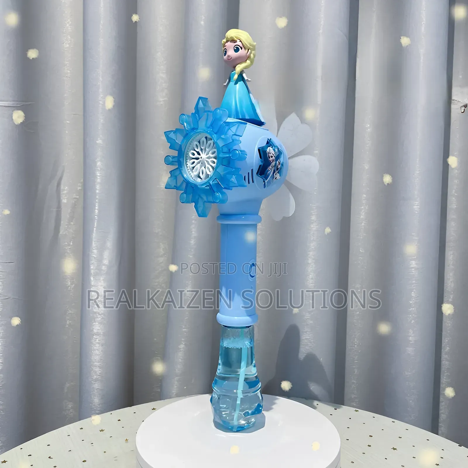 DISNEY Princess Frozen Windmill Magic Bubble Wand Elsa Toy