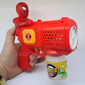 Avengers Spiderman Automatic Battery Powered Bubble Gun